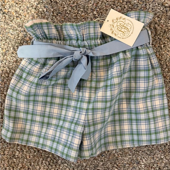 The Beaufort Bonnet Company Other - The Beaufort Bonnet Company Plaid High Waist Shorts